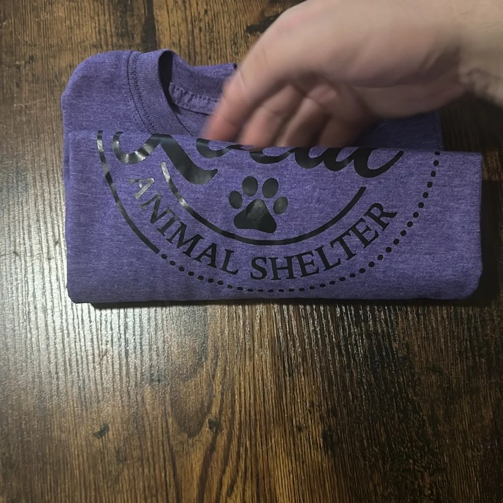 Handmade small tshirt support your local animal shelter - Picture 7 of 8